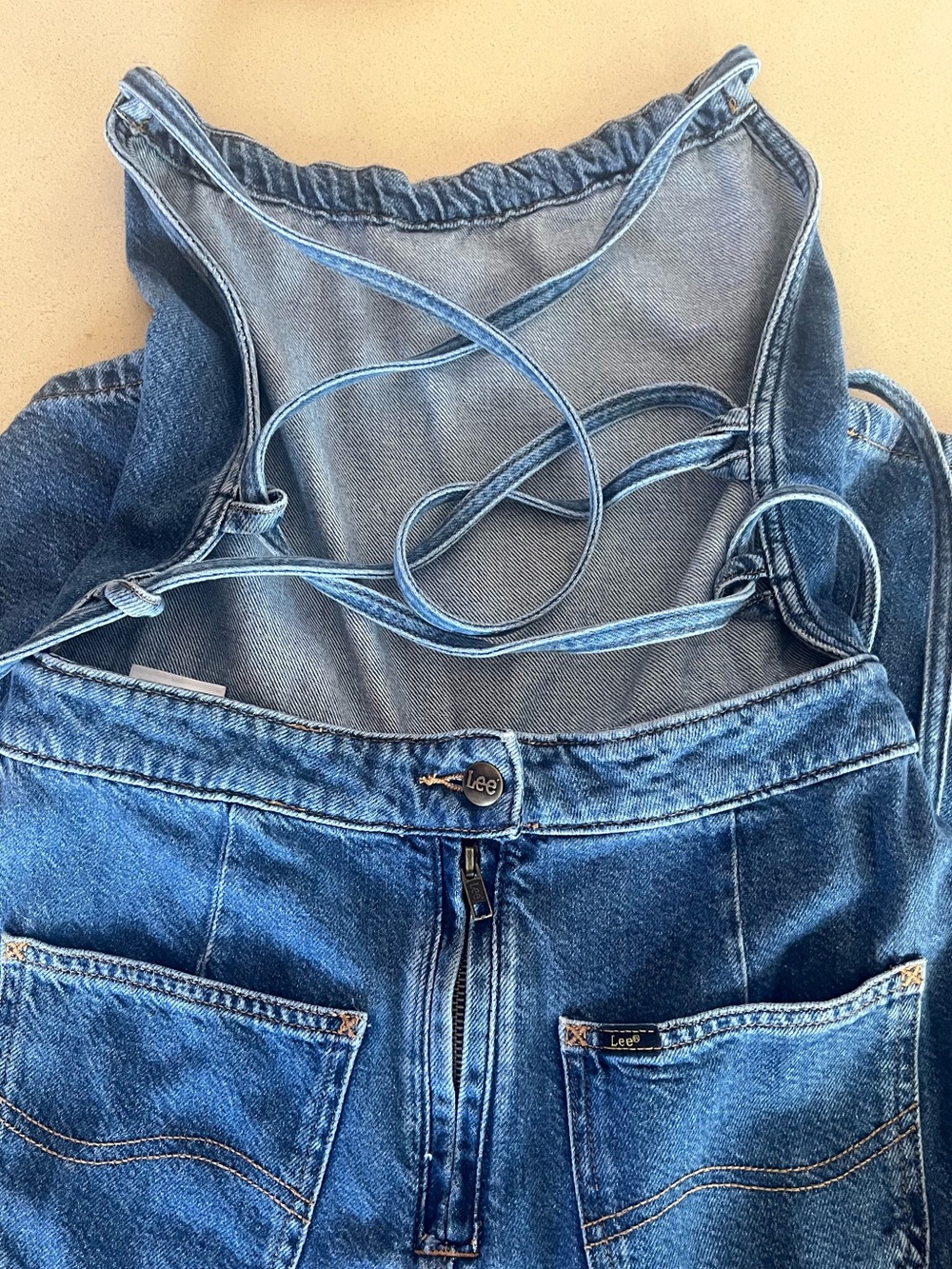 Lee wide-leg, open back, lace-up jumper - Picture 6 of 6